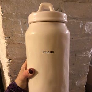 Rae Dunn flour canister